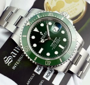Diving Professional Watches | Sports Watches | Sant Blanc Rolex 40mm Stainless Steel Submariner Green