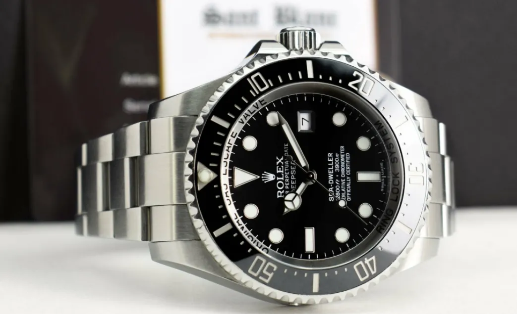 rolex_mm_stainless_steel__5-28.webp Deep Diving Professional Watches | Sant Blanc ROLEX 44mm Stainless Steel Deepsea Sea Dweller Black Dial Model 116660