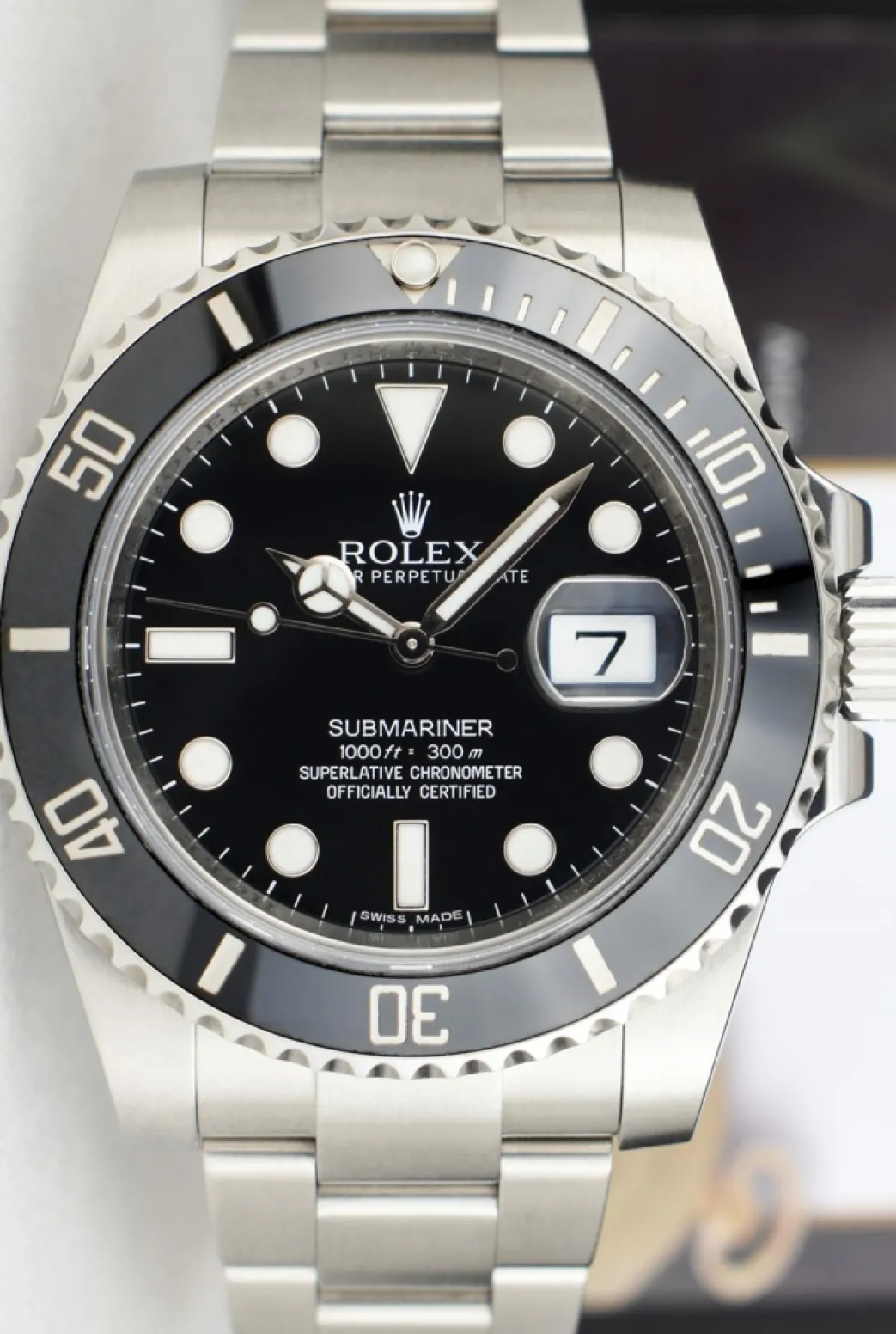rolex_mm_stainless_steel__5-58.webp Diving Professional Watches | Sant Blanc ROLEX 40mm Stainless Steel Submariner Black Dial Ceramic Bezel Model 116610LN