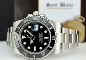 Diving Professional Watches | Sports Watches | Sant Blanc ROLEX 40mm Stainless Steel Submariner Black Dial Ceramic Bezel Model 116610LN