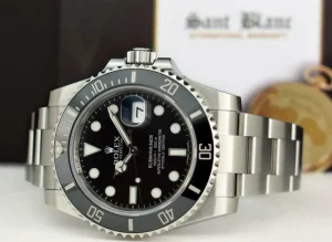 Diving Professional Watches | Sports Watches | Sant Blanc ROLEX 40mm Stainless Steel Submariner Black Ceramic Bezel Model 116610LN