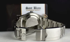 Sports Watches | Men's Watches | Sant Blanc ROLEX 39mm Stainless Steel Explorer Black Index Dial Full Blue Lume Model 214270