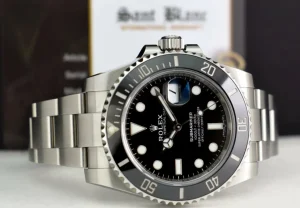 Diving Professional Watches | Sports Watches | Sant Blanc ROLEX 40mm Stainless Steel Submariner Black Dial Ceramic Bezel Model 116610LN