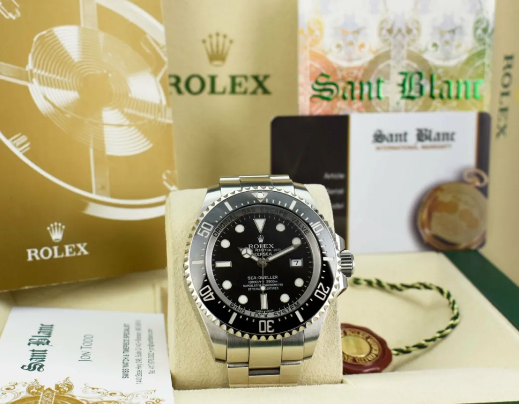 rolex_mm_stainless_steel__7-15.webp Deep Diving Professional Watches | Sant Blanc ROLEX 44mm Stainless Steel Deepsea Sea Dweller Black Dial Model 116660