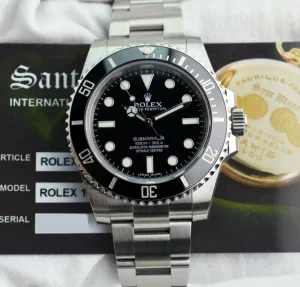 Diving Professional Watches | Sports Watches | Sant Blanc ROLEX 40mm Stainless Steel No-Date Submariner Black Ceramic Model 114060