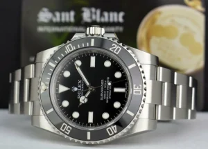 Diving Professional Watches | Sports Watches | Sant Blanc ROLEX 40mm Stainless Steel No-Date Submariner Black Ceramic Model 114060