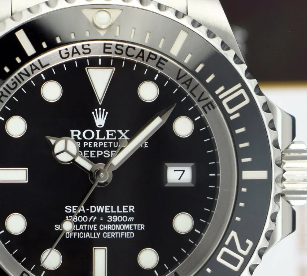 rolex_mm_stainless_steel__8-7.webp Deep Diving Professional Watches | Sant Blanc ROLEX 44mm Stainless Steel Deepsea Sea Dweller Black Dial Model 116660
