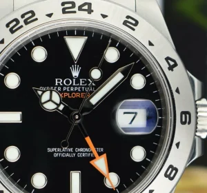 Sports Watches | Field Professional Watches | Sant Blanc ROLEX 42mm Stainless Steel Explorer II Black Dial Model 216570