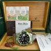 Diving Professional Watches | Sant Blanc ROLEX 40mm Stainless Submariner Black Dial Green Bezel Kermit Model 16610