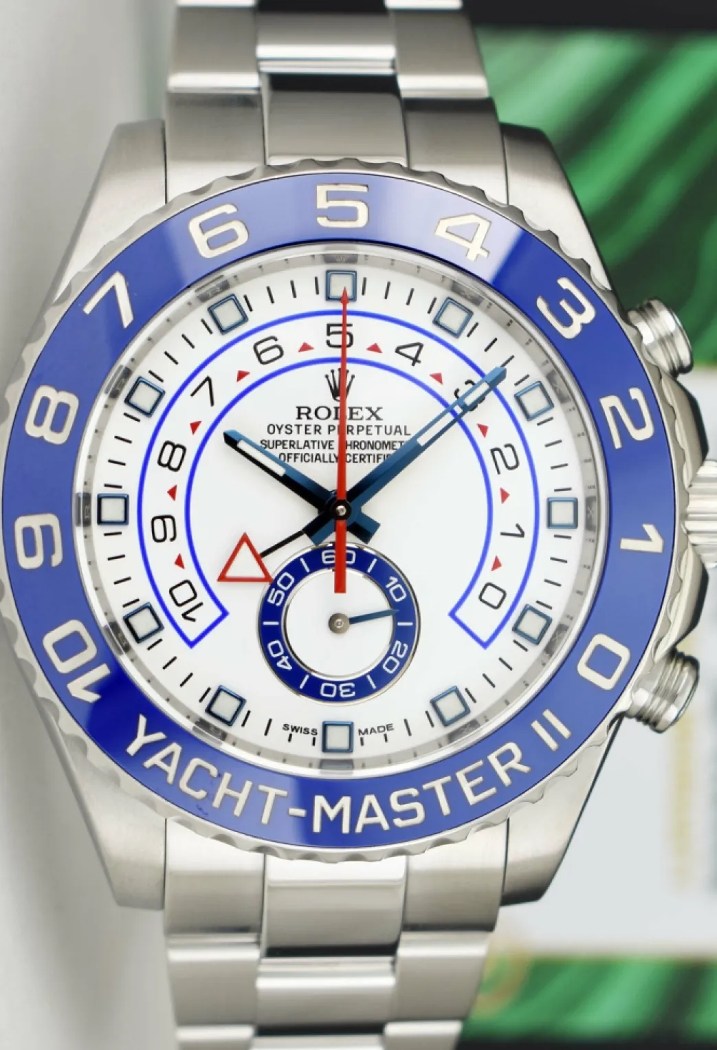 rolex_mm_stainless_yachtm_2.webp Yachting Professional Watches | Sant Blanc ROLEX 44mm Stainless YachtMaster II Model 116680