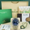 Men's Watches | Dress Watches | Sant Blanc ROLEX 41mm White Gold & Stainless Steel DateJust II Blue Index Dial Model 116334