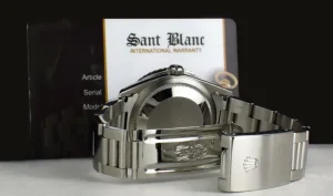 Men's Watches | Dress Watches | Sant Blanc Rolex 36mm White Gold & Stainless Steel Turn-O-Graph Blue Roman Dial Model 16264