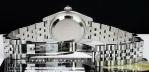 Ladies Watches | Dress Watches | Sant Blanc ROLEX 26mm White Gold & Stainless Steel Datejust Silver Index Dial Model 179174