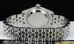 Ladies Watches | Dress Watches | Sant Blanc ROLEX 26mm White Gold & Stainless Steel Datejust Silver Index Dial Model 179174