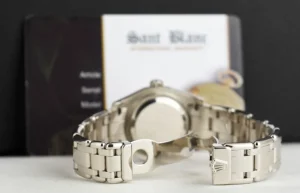 Dress Watches | Sant Blanc ROLEX 29mm White Gold PearlMaster White Gold Crystal Diamond Model 80299