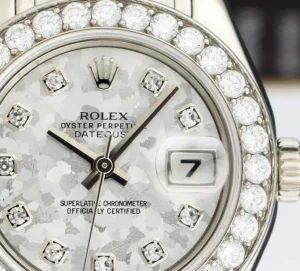 Dress Watches | Sant Blanc ROLEX 29mm White Gold PearlMaster White Gold Crystal Diamond Model 80299