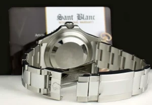 Yachting Professional Watches | Sant Blanc Rolex Platinum & Stainless Steel Yachtmaster 40 Blue Dial Model 116622