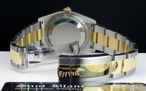 Dress Watches | Sant Blanc ROLEX Rehaut 18kt Gold & Stainless Steel DateJust 36mm Champagne Index Model 116233