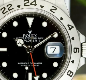 Sports Watches | Men's Watches | Sant Blanc ROLEX Rehaut Mens 40mm Stainless Steel Explorer II Black Index Dial Model 16570