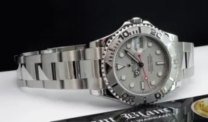 Yachting Professional Watches | Men's Watches | Sant Blanc ROLEX Rehaut Midsize Platinum & Stainless Yachmaster Model 168622