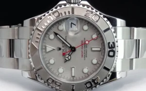 Yachting Professional Watches | Men's Watches | Sant Blanc ROLEX Rehaut Midsize Platinum & Stainless Yachmaster Model 168622