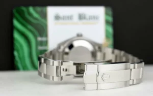The Masterpiece | Sant Blanc ROLEX Rehaut 29mm 18kt White Gold Masterpiece White Roman Dial Model 80299