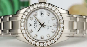 The Masterpiece | Sant Blanc ROLEX Rehaut 29mm 18kt White Gold Masterpiece White Diamond Model 80299