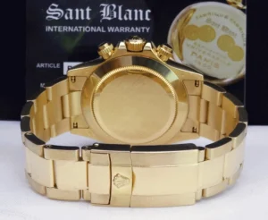 Men's Watches | Racing Professional Watches | Sant Blanc ROLEX Rehaut 40mm 18kt Yellow Gold Daytona White Index Dial Model 116528