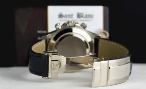 Sports Watches | Men's Watches | Sant Blanc ROLEX REHAUT 40mm White Gold DAYTONA Black Diamond Dial Model 116519