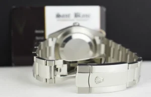 Dress Watches | Sant Blanc ROLEX Stainless Steel DateJust 41 Blue Index Dial Box & Tags Model 126300