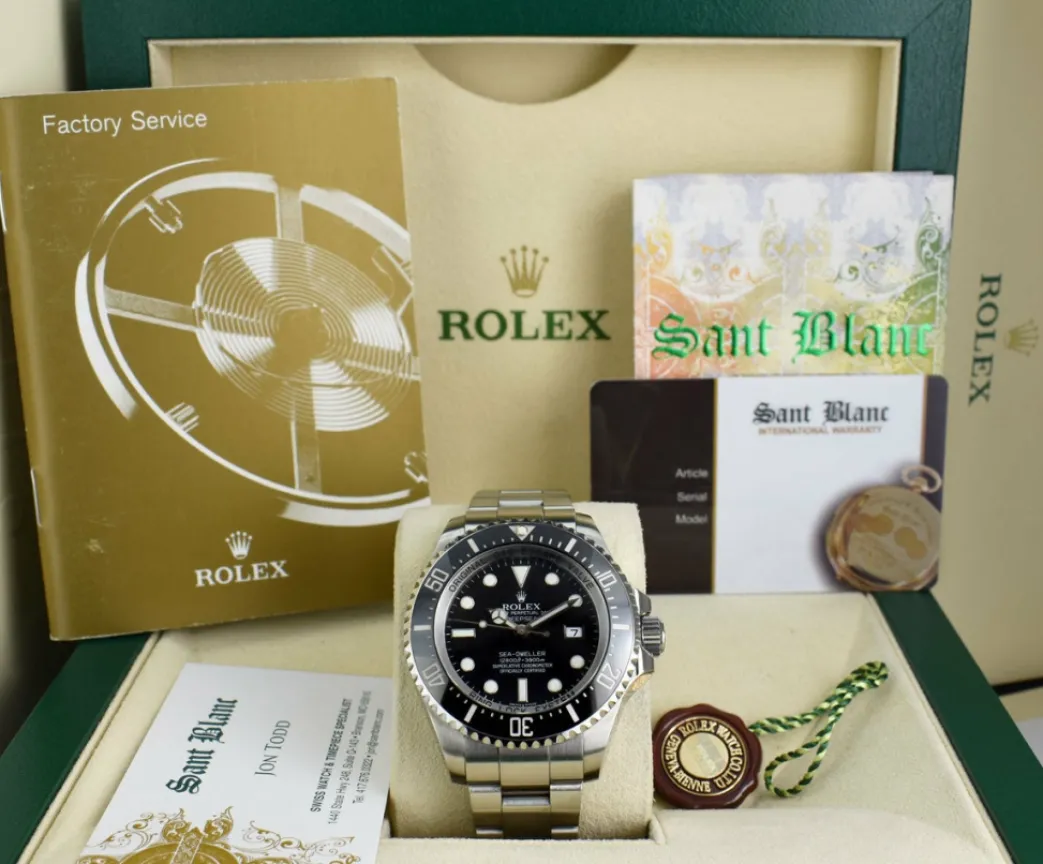 rolex_stainless_steel_dee_0.webp Deep Diving Professional Watches | Sant Blanc ROLEX Stainless Steel Deepsea Sea Dweller Black Dial Model 116660