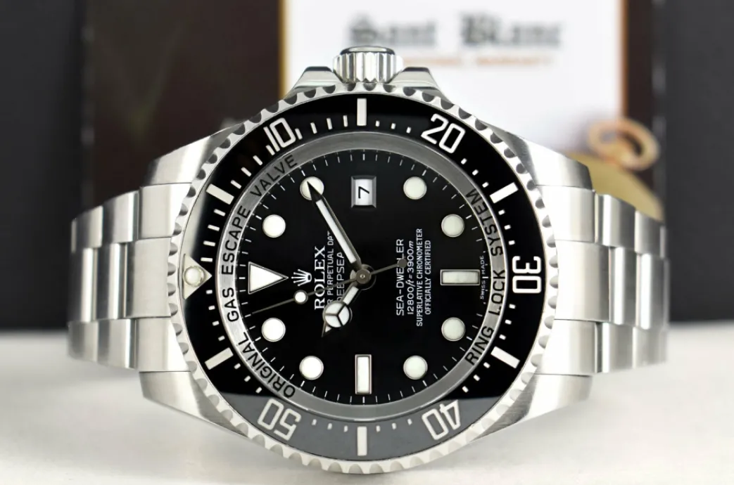 rolex_stainless_steel_dee_3.webp Deep Diving Professional Watches | Sant Blanc ROLEX Stainless Steel Deepsea Sea Dweller Black Dial Model 116660