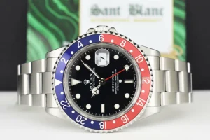 Pilots Professional Watches | Sant Blanc ROLEX Stainless Steel GMT Master II Pepsi Bezel Model 16710