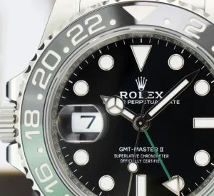 Pilots Professional Watches | Men's Watches | Sant Blanc ROLEX Stainless Steel GMT Master II Green & Black 