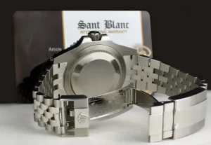 Men's Watches | Pilots Professional Watches | Sant Blanc ROLEX Stainless Steel GMT Master II Blue Black Bezel