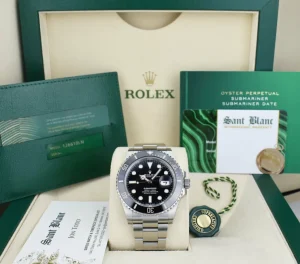 Diving Professional Watches | Sant Blanc ROLEX Stainless Steel Submariner 41 Black Dial with Card Model 126610LN