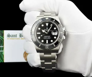 Diving Professional Watches | Sant Blanc ROLEX Stainless Steel Submariner 41 Black Dial with Card Model 126610LN