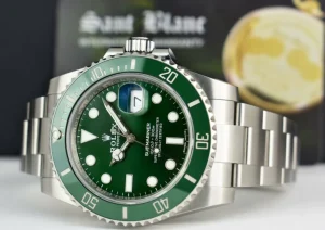 Diving Professional Watches | Sports Watches | Sant Blanc ROLEX Stainless Steel Submariner Green Ceramic Bezel 
