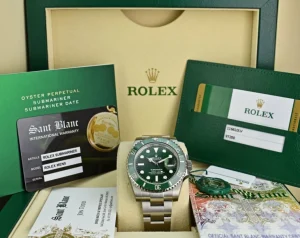 Diving Professional Watches | Sports Watches | Sant Blanc ROLEX The "Hulk" 40mm Stainless Steel Ceramic Submariner Green Dial Model 116610 LV