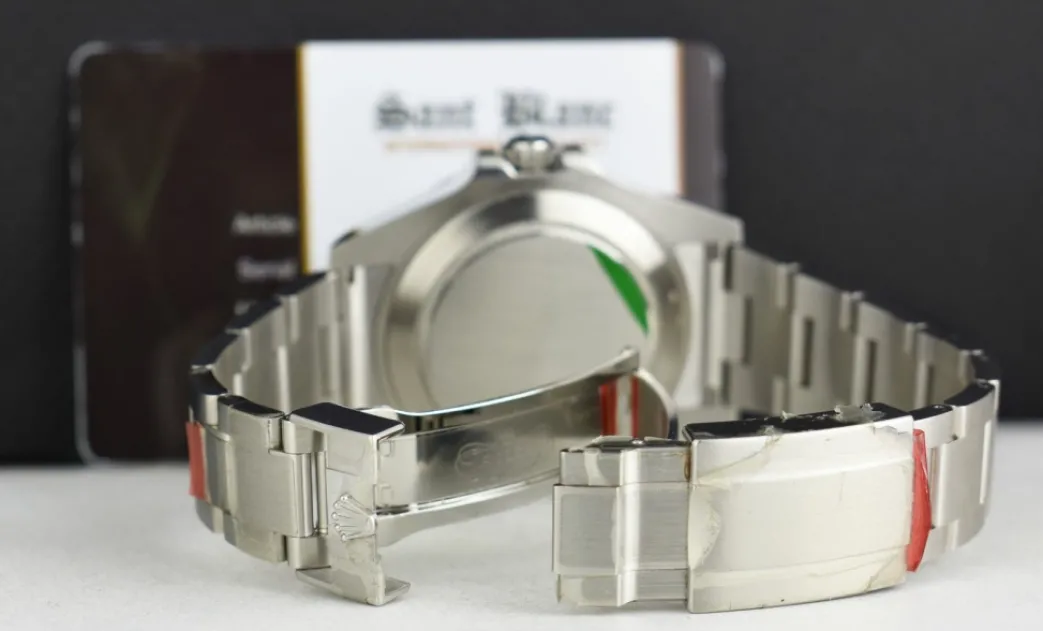 rolex_unworn_mm_stainless_3.webp Field Professional Watches | Sant Blanc ROLEX Unworn 42mm Stainless Steel Explorer II Polar White Dial Model 216570