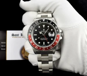 Pilots Professional Watches | Sant Blanc ROLEX Vintage Stainless GMT Master II Coke Bezel SEL Model 16710